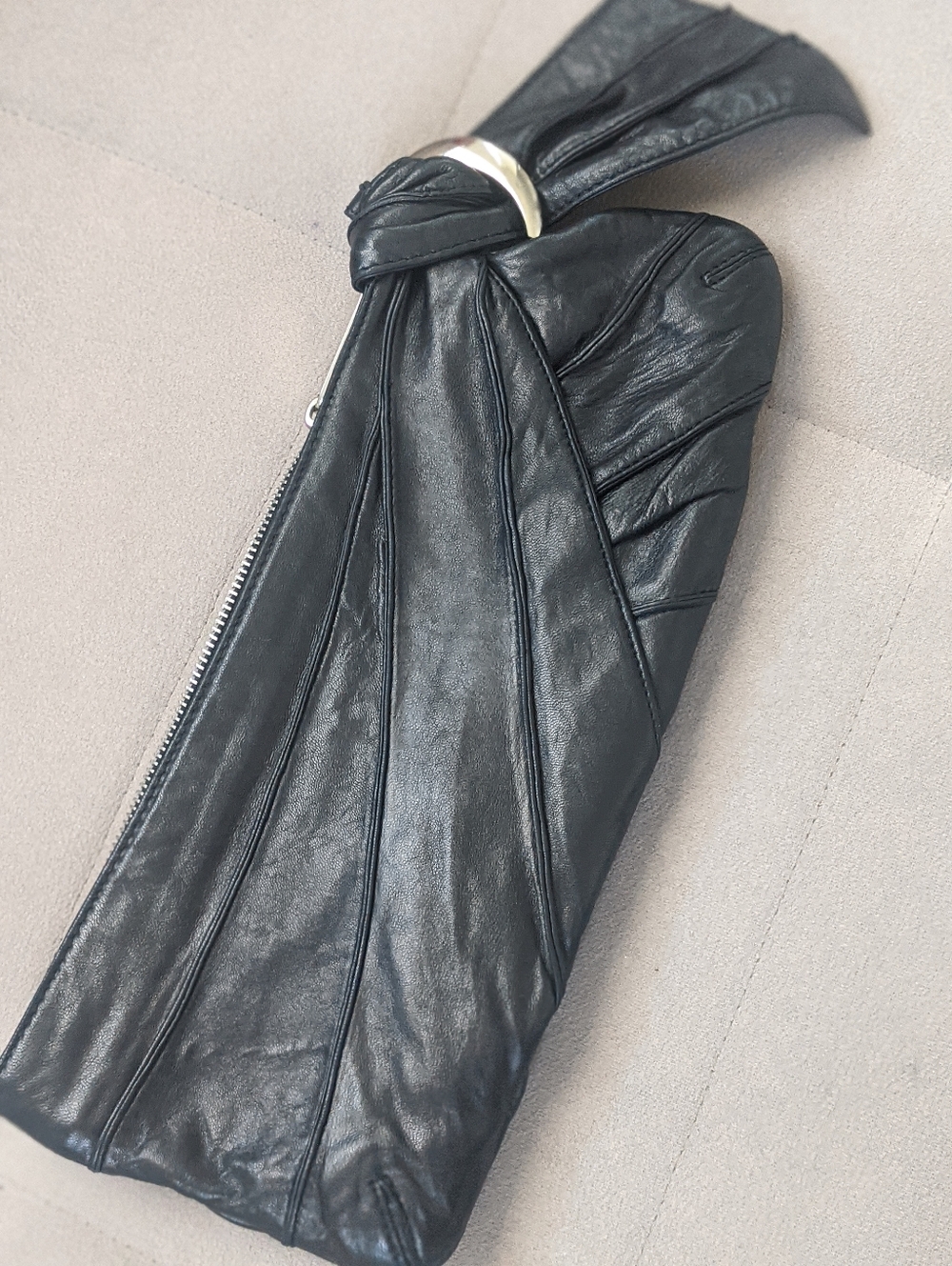 VINTAGE KOOBA Leather Cluch - Picture 2 of 8
